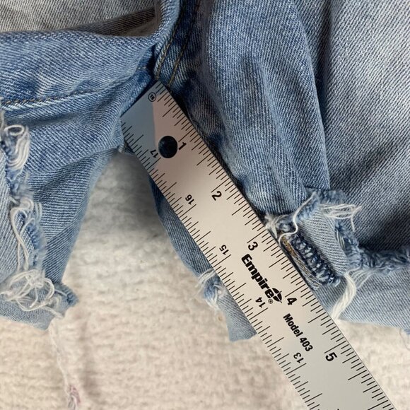 Kut from the Kloth Women's Jane High Rise Cut Off Raw Hem Jean Shorts Size 12 - Picture 4 of 12